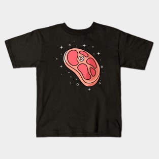 Meat with sparkling stars Kids T-Shirt